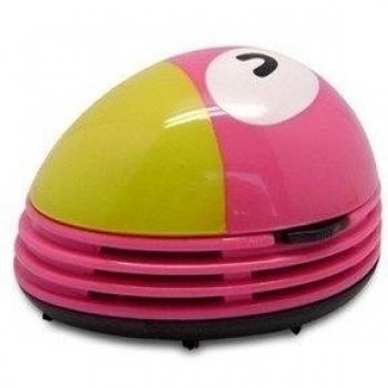 niceeshop(TM) Mini Aspirador de Polvo de Limpiador del Escritorio de Diseño de Estampado de Tucán Rosado