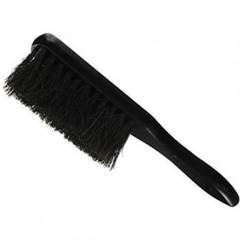 Relaxdays Steel Dustpan and Brush Set, 37 cm, Black for Indoor and Outdoor Use