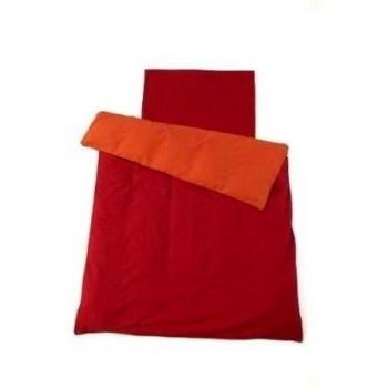 Jollein 006 _ 0083 funda y cojín, revestimiento 120 x 150 cm, naranja/rojo