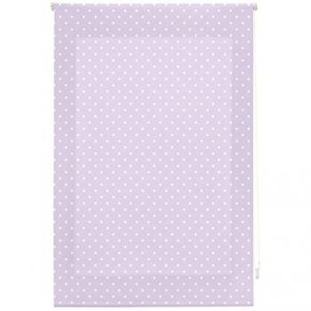 Estor Enrollable Premium Morado con Motas Blancas - 110x180 cm - Diseño Elegante y Práctico