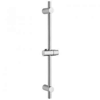 Barra Ducha Universal Cromada 22mm Ajustable con Soportes ABS - Altura 60cm