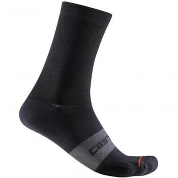 Calcetines unisex Espresso 15 Castelli en color negro