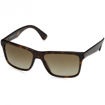 PRADA Men's 0Pr19Ss 2Au1X1 59 Sunglasses, Havana/Browngradient