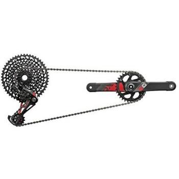 SRAM Grupo X01 Eagle Biela, 175 mm, Corona 32 Dientes, 12 velocidades Dub Red Unisex Adulto, Multicolor, Talla Única