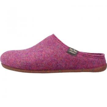 Zapatillas de casa Toni Pons para mujer en color rosa, cerradas, de fieltro reciclado en tonos lisos