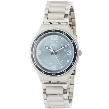 Reloj Hombre Swatch YGS134G - Reloj analógico, diseño moderno, caja de plástico, correa de silicona negra, resistencia al agua hasta 30 metros, mecanismo de cuarzo