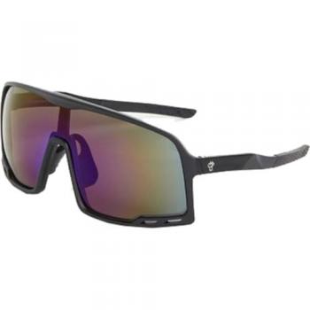 CHPO Henrik Black Gafas de Sol Polarizadas con Espejo Azul, Talla Única
