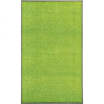 Felpudo lavable verde 90x150 cm