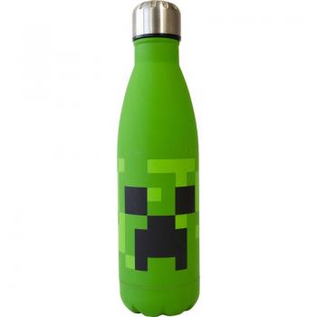Kids Licensing Botella Creeper Face Con Tacto Suave Minecraft