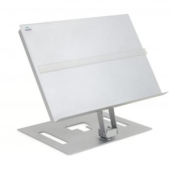 Soporte de Documentos A3 Ajustable de Acero Color Plateado Dataflex 402