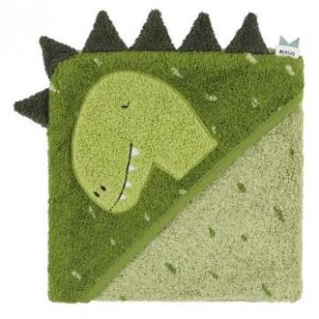 Capa de baño Mr. Dino 75x75 cm - Trixie, 100% algodón orgánico, unisex