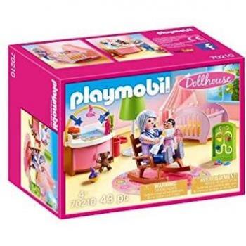 PLAYMOBIL Dollhouse 70210 Habitación del Bebé, A partir de 4 años