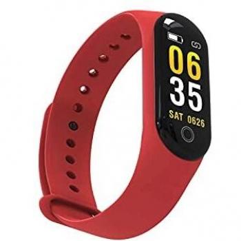 Asi Pulsera de Actividad Resistente al Agua roja