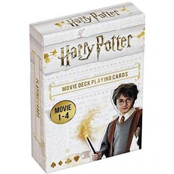 Baraja de Poker Harry Potter - Fotogramas Películas 1 a 4 (La Piedra Filosofal, La Cámara Secreta, Prisionero de Azkaban, Cáliz de Fuego) - Juego de Cartas