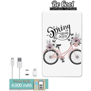Becool® - Batería Externa Power Bank 4000 mah + Gratis 1 cable USB-MicroUsb