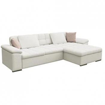 Sofá rinconero Comfivo 181 Premium, con función de descanso y caja de ropa de cama, 280x160x76cm