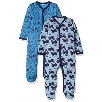 Pijama con piernas para niño 2-pack azul