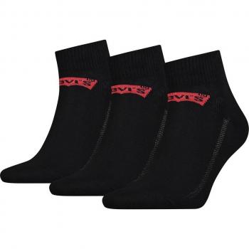 Pack de 3 pares de calcetines tobilleros de hombre Levi's con detalle de logo en algodón reciclado