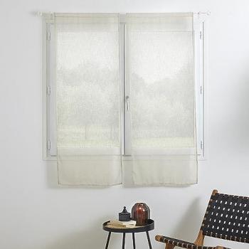Cortina Fred Set de 2 Lino 60x160 cm Blanca