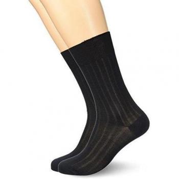 Dim Tejidos Especiales Hilo Escocia X2 Calcetines, Negro