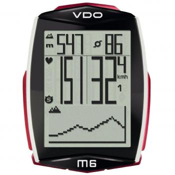 VDO M6 Ciclocomputadora, Negro