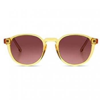 KOMONO Liam JR. Yellow Kids Oval Sunglasses with UV Protection and Scratch-Resistant Lenses for Ages 6-13