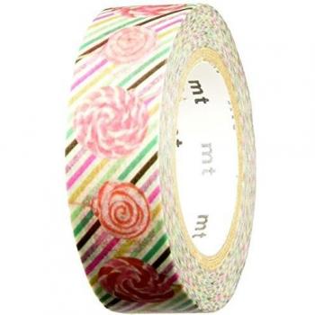 Cinta de enmascarar MT EX Caramelos Multicolor 15 mm x 10 m