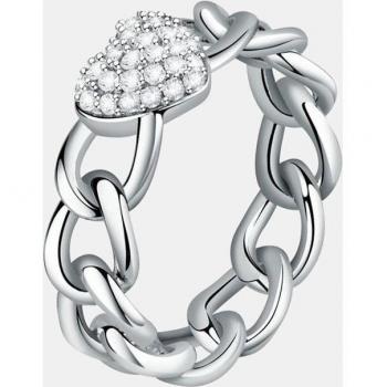Morellato - Anillo Incontri de acero y cristal