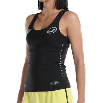 Camiseta Bullpadel WPT Lican Negra Sin Mangas