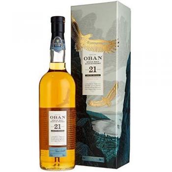 Oban 21 Whisky puro de malta de las Tierras Altas de Escocia Edición especial 2018 -700 ml