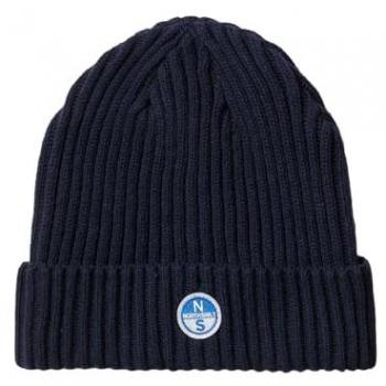 Gorro Casual North Sails Logo Marino 623285 Azul Oscuro Talla Única Algodón y Lana