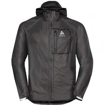 Odlo Blouson Zeroweight Dual Dry Waterproof Chaqueta Impermeable para Hombre, Black, L