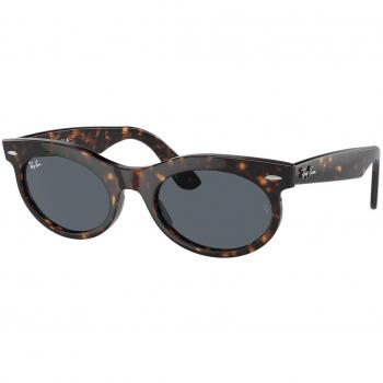 Ray-Ban RB2242 Wayfarer Oval Sunglasses, Color 902/R5, Unisex, Rotonda Havana, Size 53