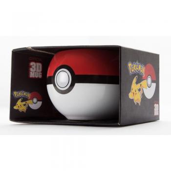 Taza Cerámica 3D Modelo Pokeball Pokemon GB Eye