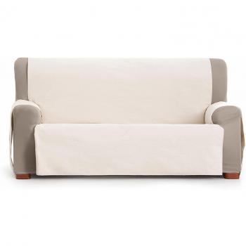 Eysa Garona Protect Funda de sofá, 90% algodón 10% Poliester, Crudo, 150 Cm