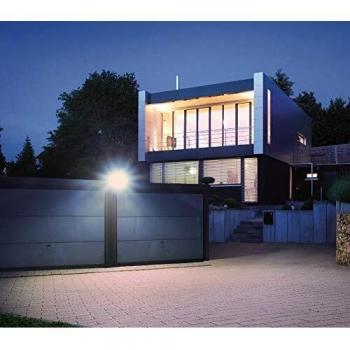 Foco LED Steinel XLED PRO 240 S con Sensor, 19.3W, 3000K, 240° de detección, IP44, color negro
