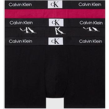 Calvin Klein - Pack de 3 Bóxer Hip Sport - Negro, Blanco, Rosa - Talla M