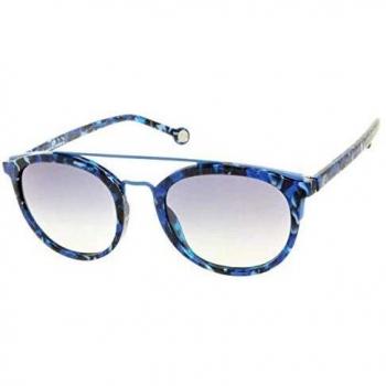 Carolina Herrera Women's Blue Plastic Sunglasses with Degraded Lens SHE74106DQ