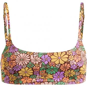 Top de bikini Roxy All About Sol Bralette mujer naranja verde lila - XS
