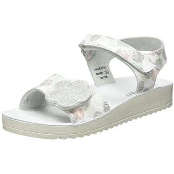 Sandalias de Niña KICKERS Odykick Blancas con Lunares Multicolores 33 EU