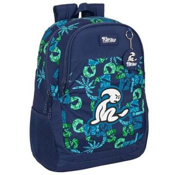 Mochila Escolar Infantil El Niño Glassy Azul Marino 32 x 44 x 16 cm, cómoda y versátil, calidad y resistencia