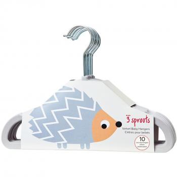 3 Sprouts Erizo - Set de perchas, unisex