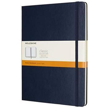 Libreta Moleskine XL Azul Raya
