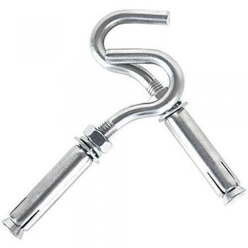 Pernos de Expansión M6 304 de Acero Inoxidable Gancho de Copa Abierto de Tornillos Expansión 5-pack