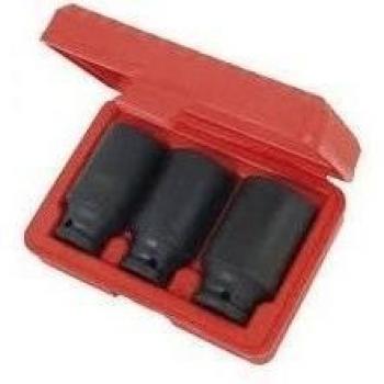 Herramienta cubo -1/2 Dr. 12Pt Hub tuerca Socket Set 3pcs