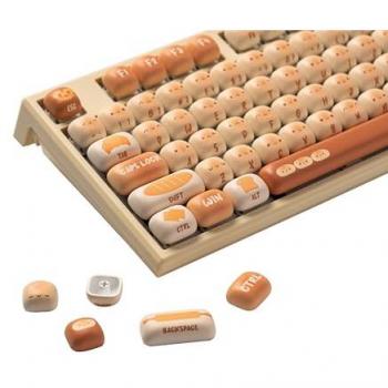Bun Wonderland 138-Key PBT Keycap Set - Cute MOG Profile for Mechanical Keyboards