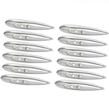Bottari SpA 29041 – Protectores de Puerta de Cristal, Color Cromado/Trasparent