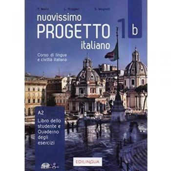 Libro NUOVISSIMO PROGETTO ITALIANO 1B + CD + DVD MARIN, T. EDILINGUA Tapa blanda