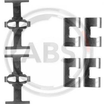 ABS 1203Q Kit de Accesorios, Pastillas de Frenos
