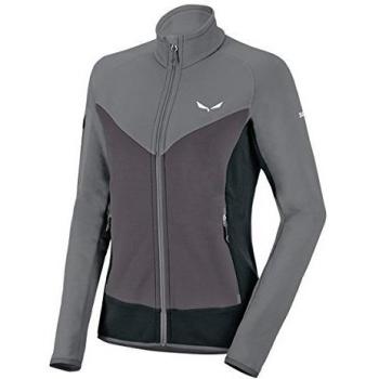 SALEWA Ortles PTC W FZ Sudadera con Cremallera, Mujer, Negro